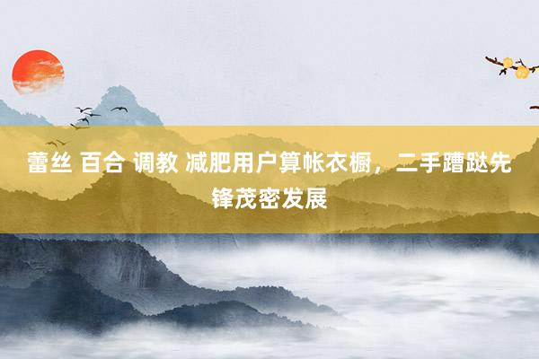 蕾丝 百合 调教 减肥用户算帐衣橱，二手蹧跶先锋茂密发展